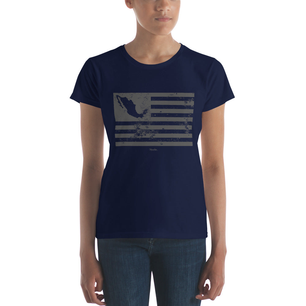 American Mexico Flag Women's Premium Tee