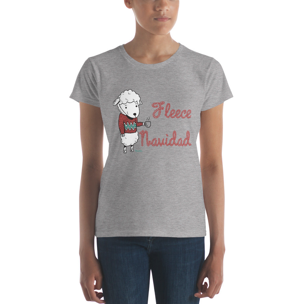 Fleece Navidad Women's Premium Tee