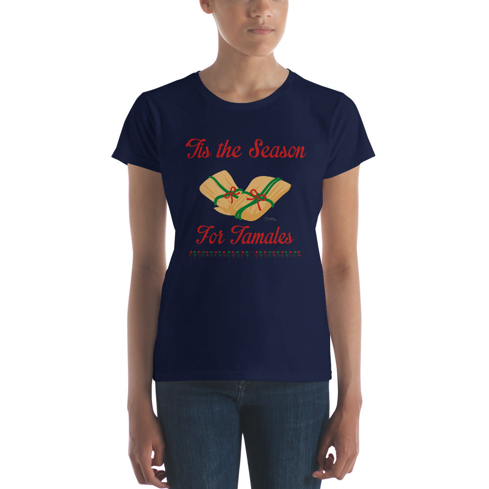 Tis The Season Fot Tamales Women's Premium Tee