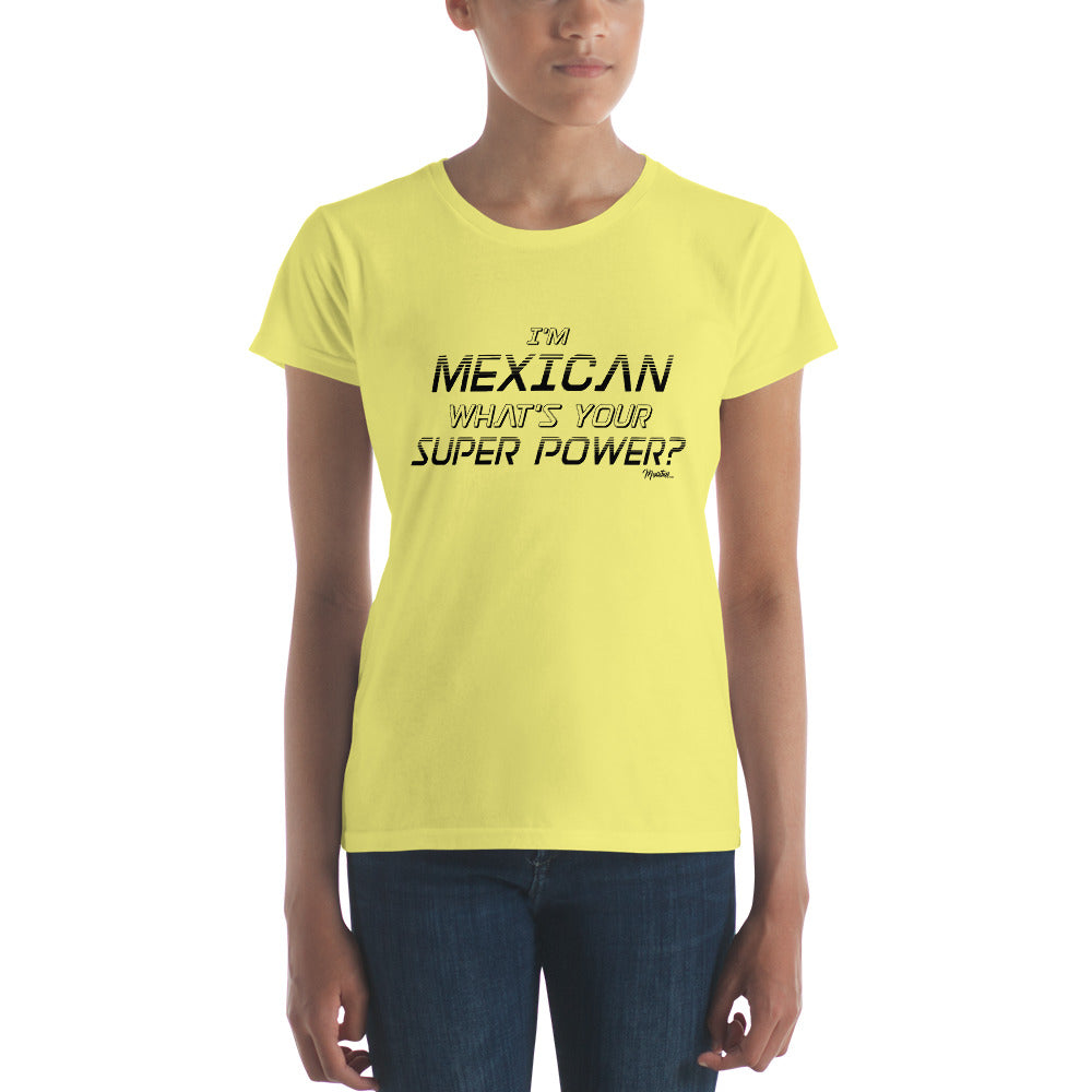 Mexican Super Power Women's Premium Tee