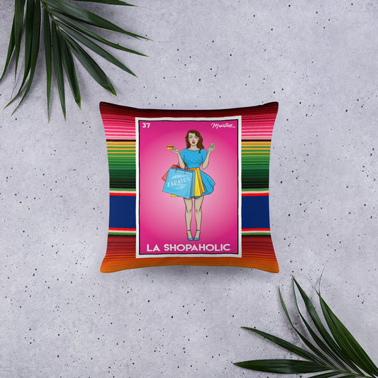 La Shopaholic Stuffed Pillow