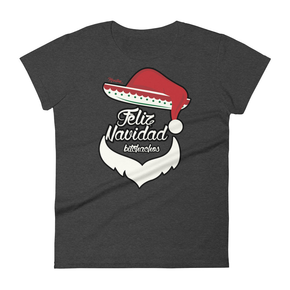 Feliz Navidad Mexi Santa Women's Premium Tee