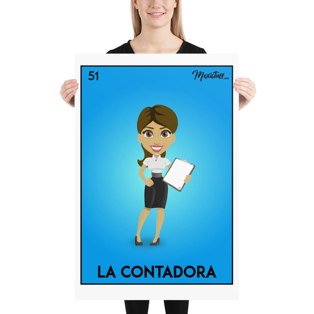 La Contadora Poster