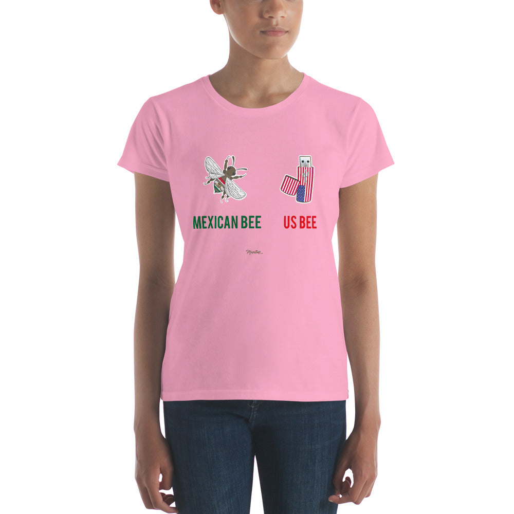 Mexican Bee  US Bee Women's Premium Tee