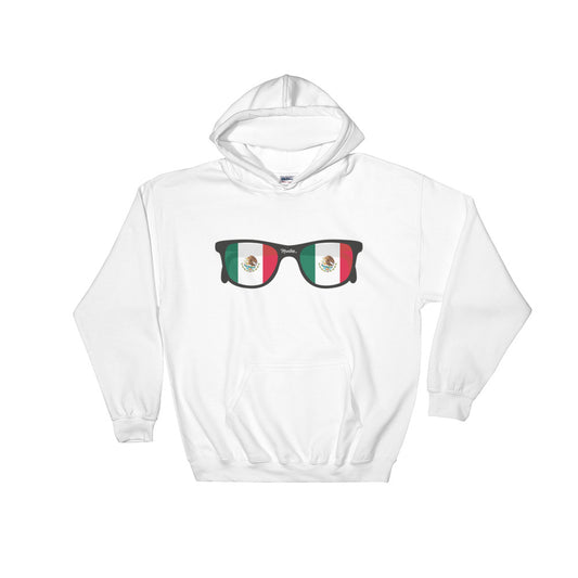 Mexican Flag Sunglasses Unisex Hoodie