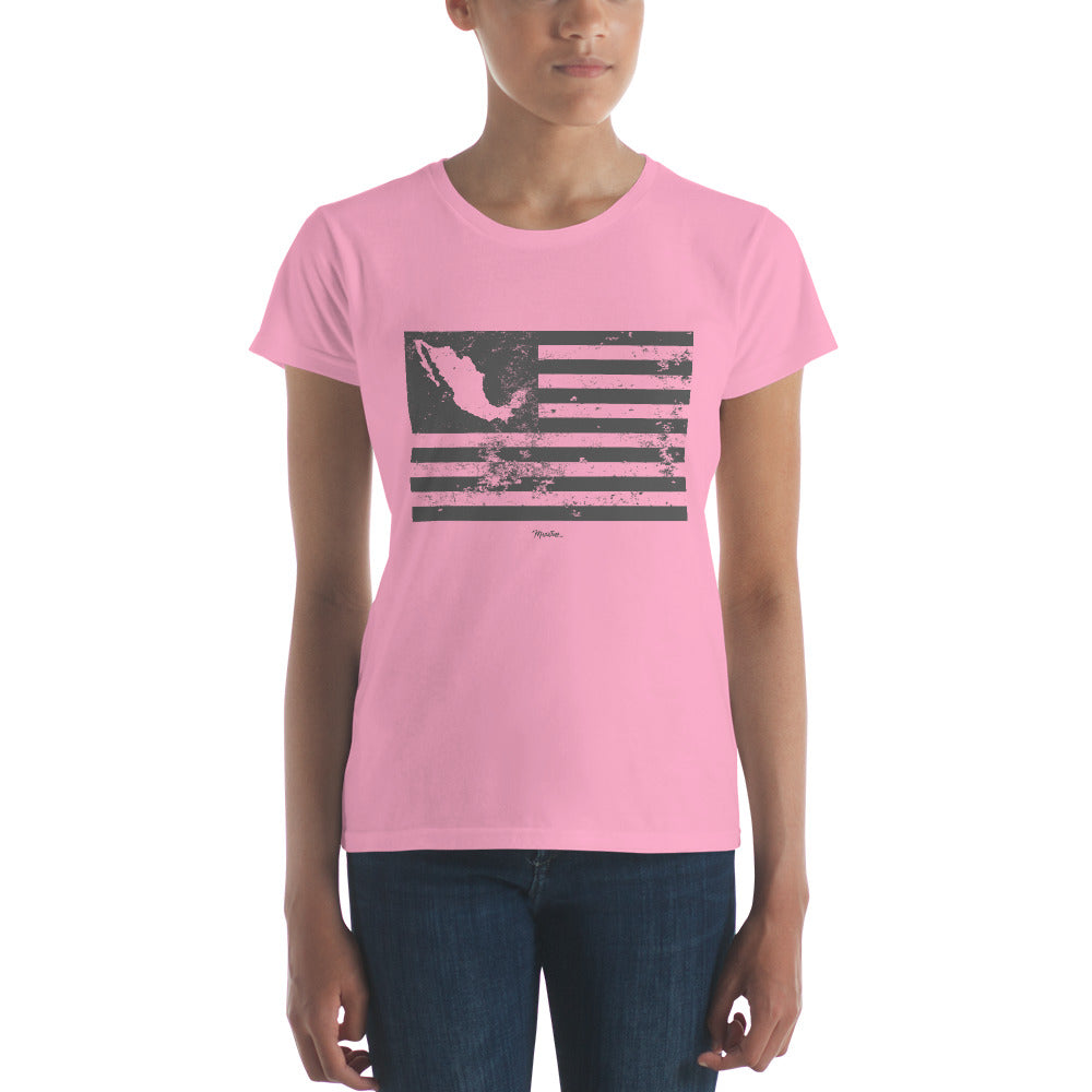 American Mexico Flag Women's Premium Tee