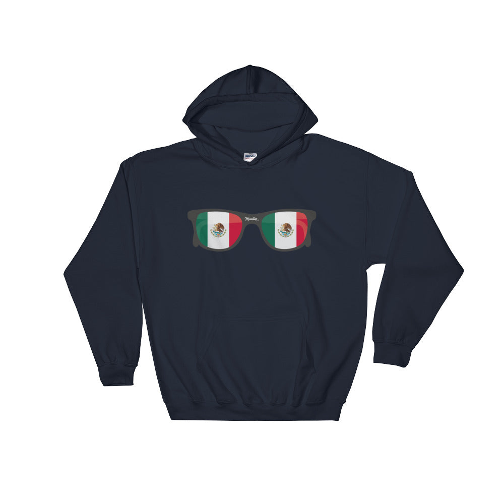 Mexican Flag Sunglasses Unisex Hoodie