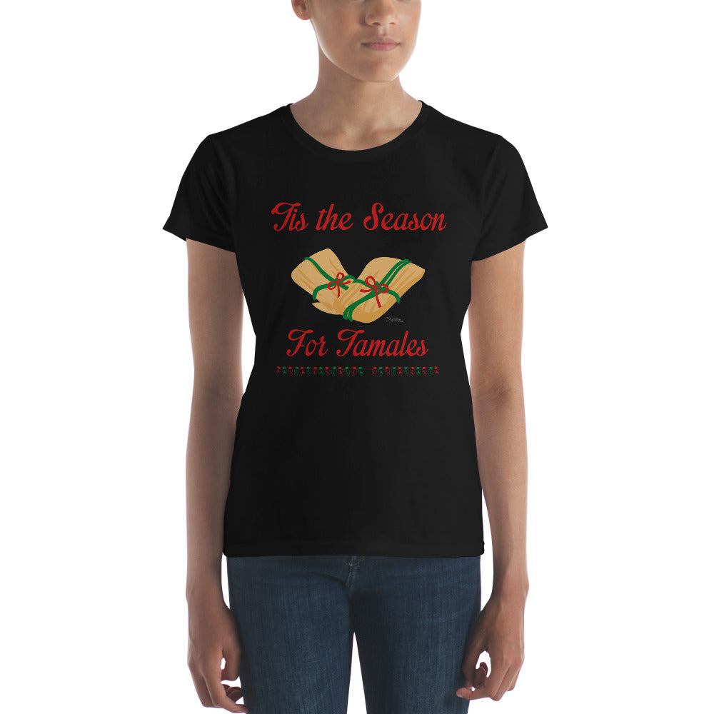 Tis The Season Fot Tamales Women's Premium Tee