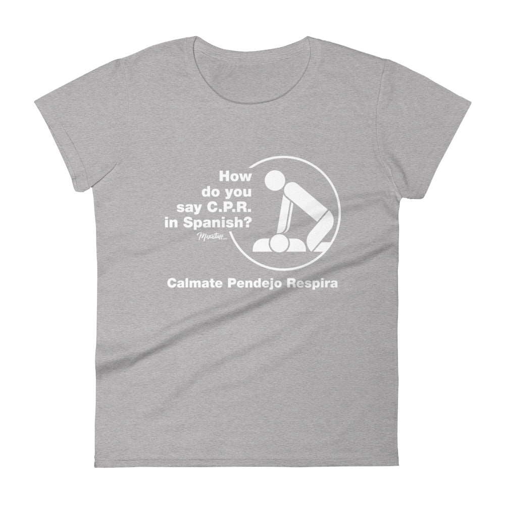 CPR in Spanish Women's Premium Tee