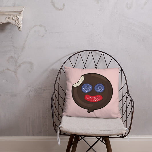 Paleta Payaso Face Stuffed Pillow