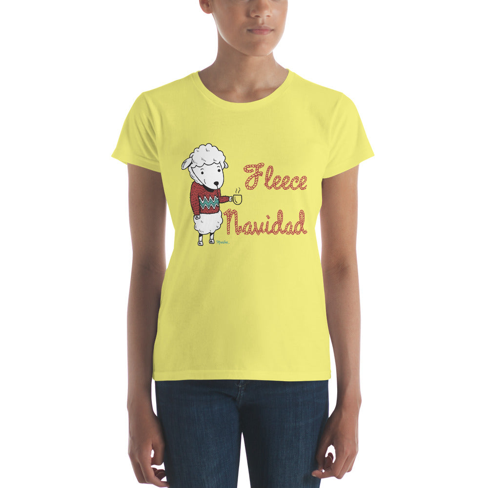 Fleece Navidad Women's Premium Tee