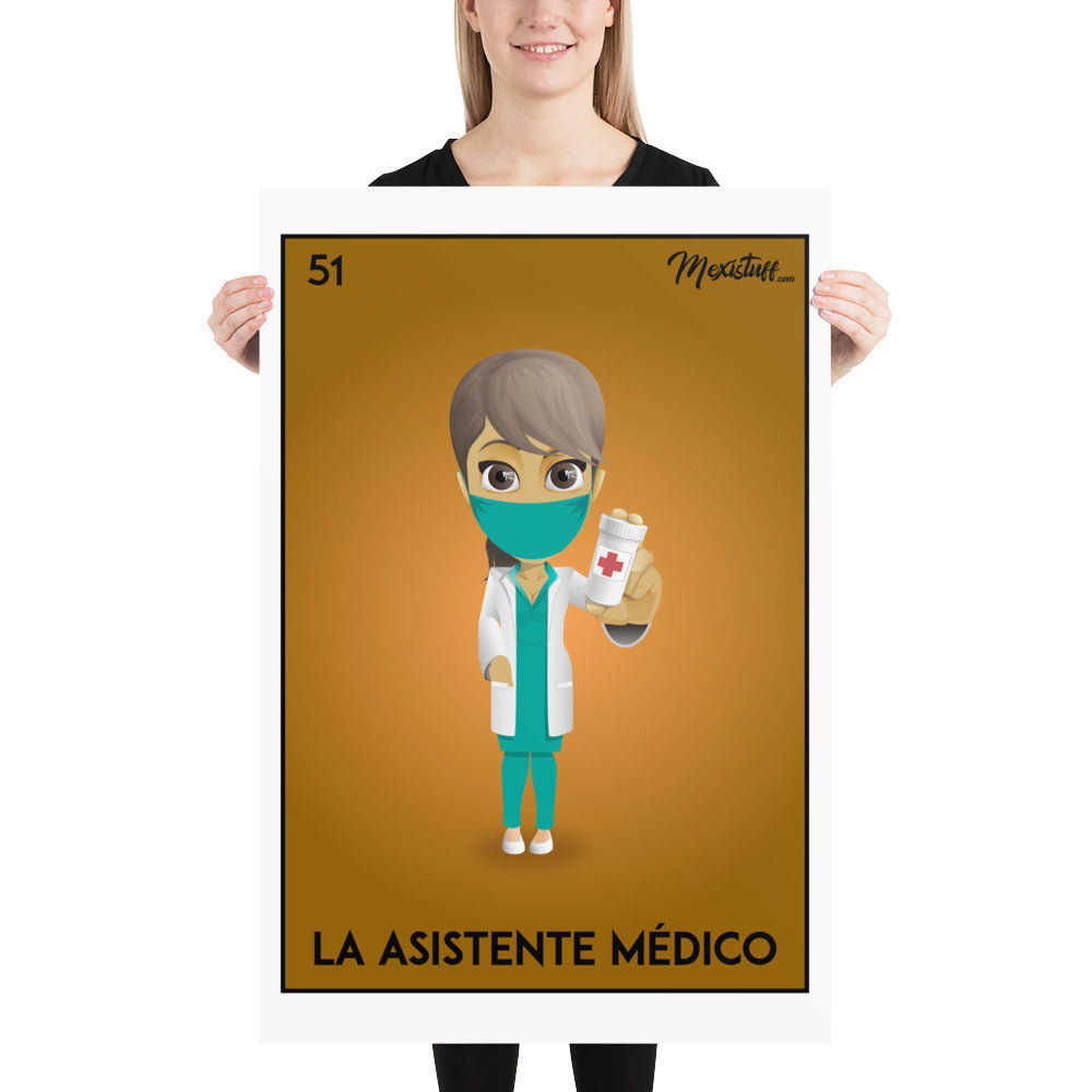 La Asistente Médico Poster