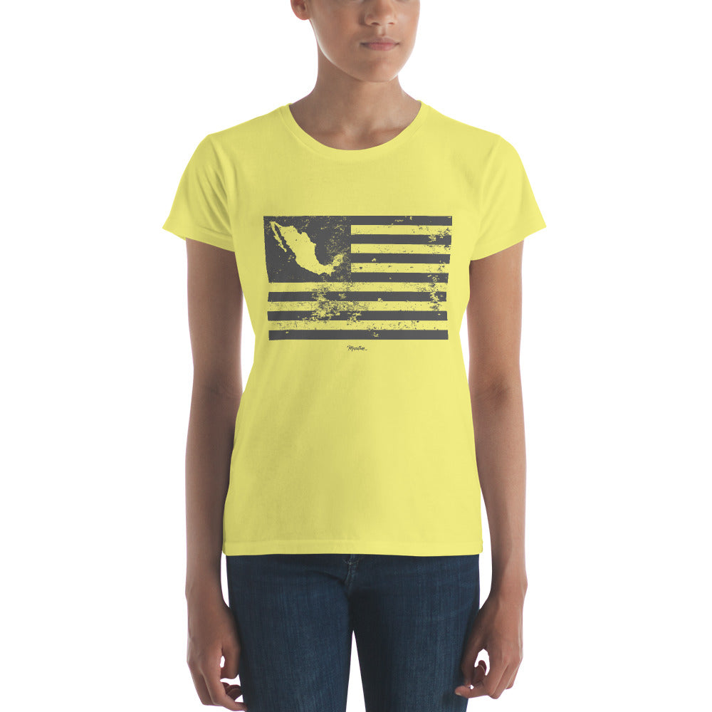 American Mexico Flag Women's Premium Tee