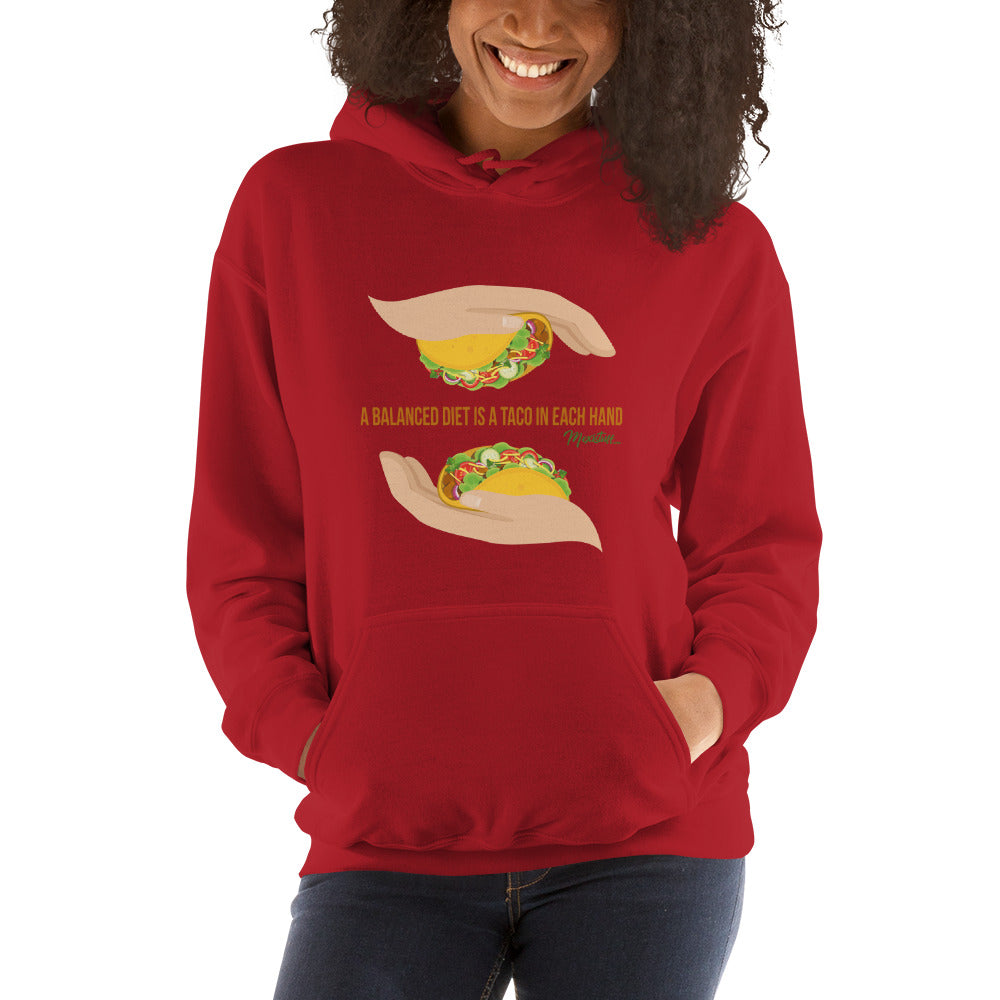 Balanced Taco Diet Hoodie