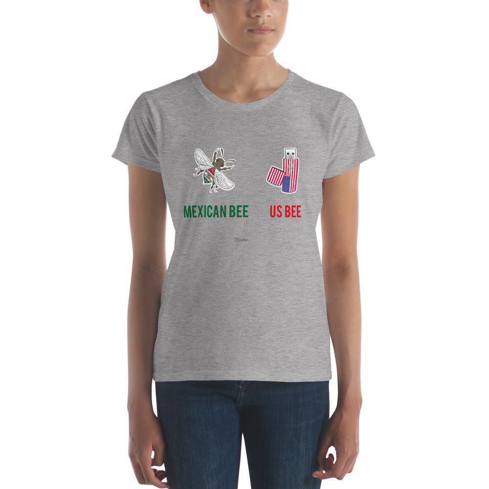 Mexican Bee  US Bee Women's Premium Tee