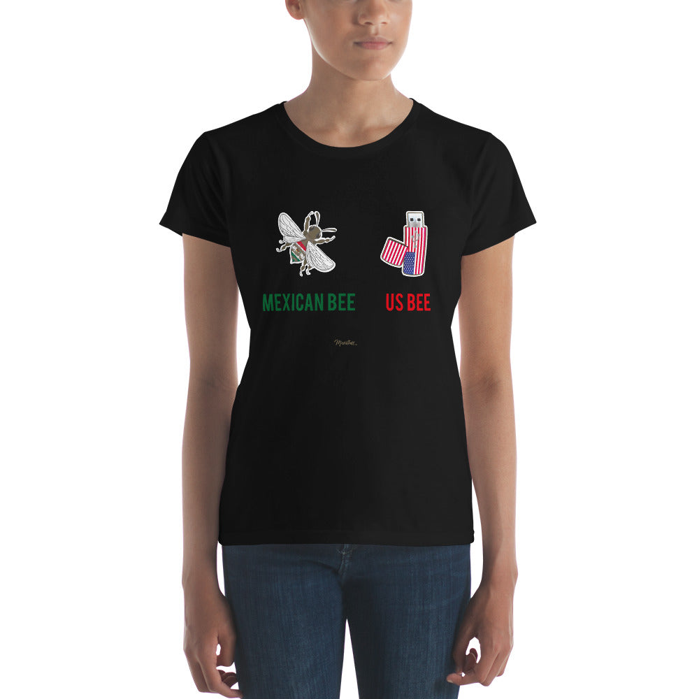 Mexican Bee  US Bee Women's Premium Tee