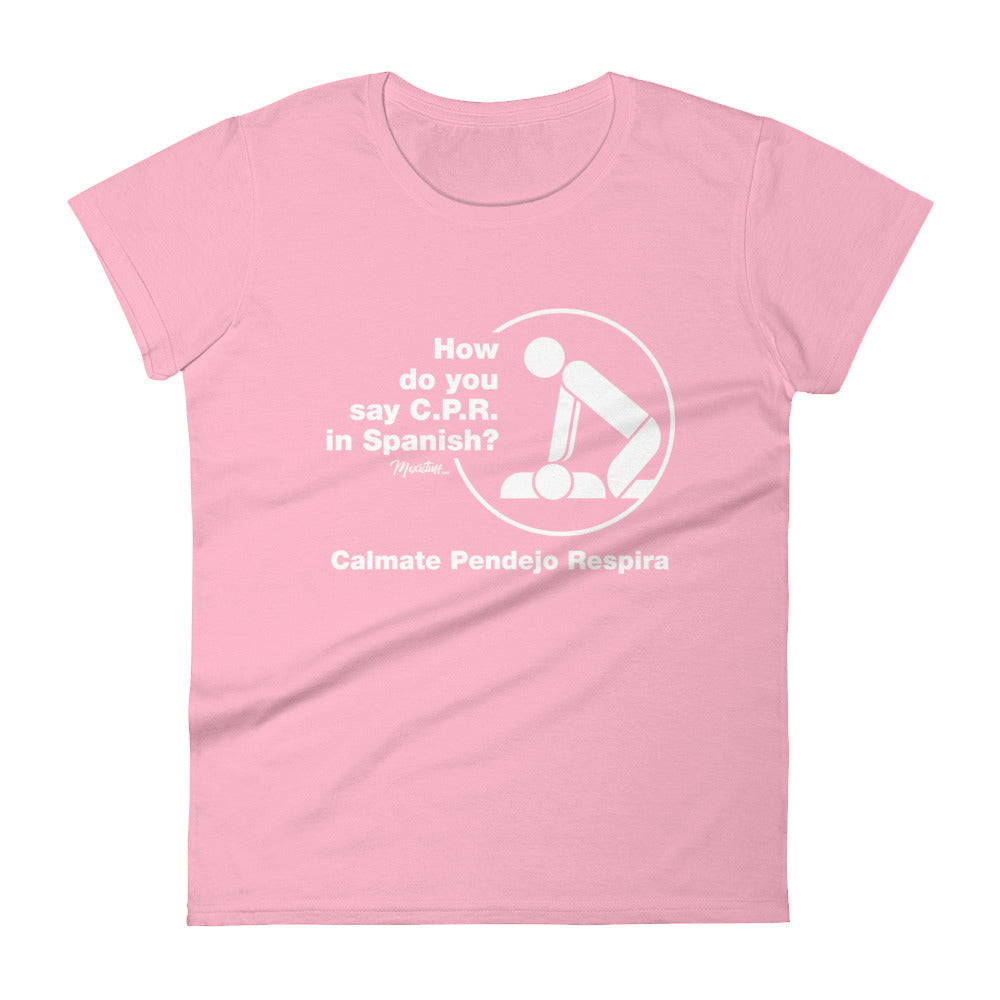 CPR in Spanish Women's Premium Tee