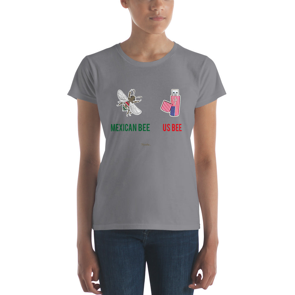 Mexican Bee  US Bee Women's Premium Tee