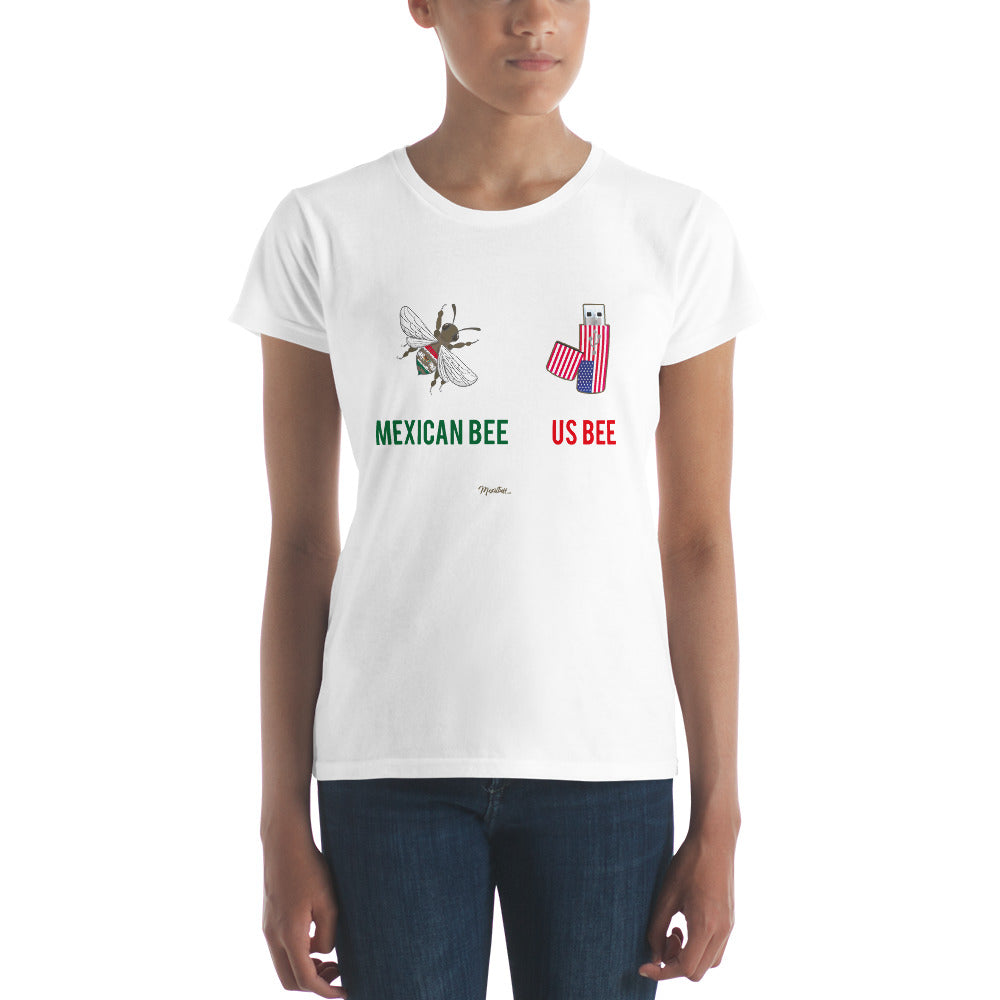 Mexican Bee  US Bee Women's Premium Tee