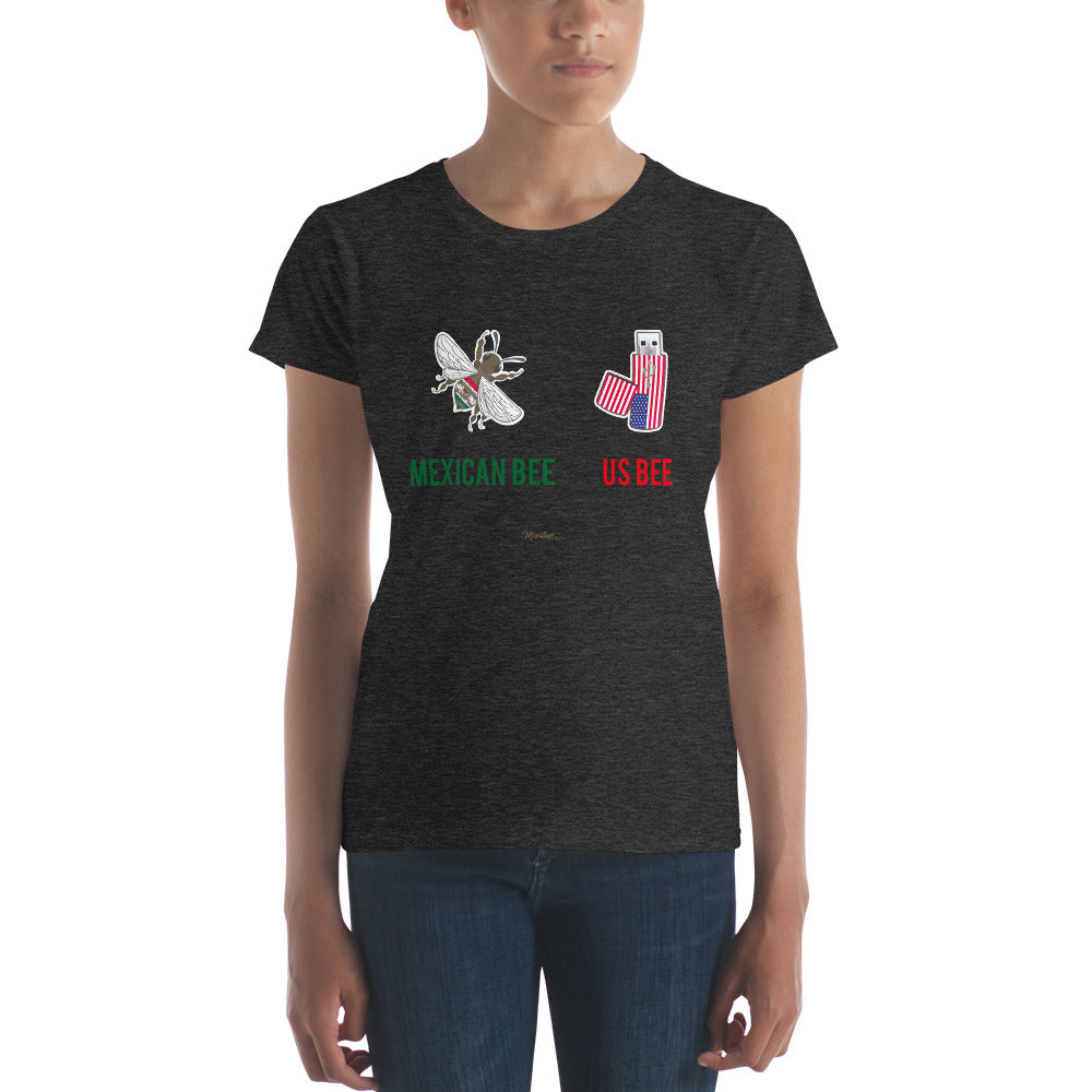 Mexican Bee  US Bee Women's Premium Tee