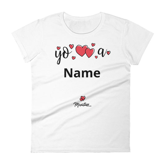 Custom Yo Amo A... Women's Premium Tee